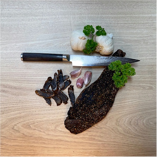 (image for) Garlic Biltong Strips - 1-kg