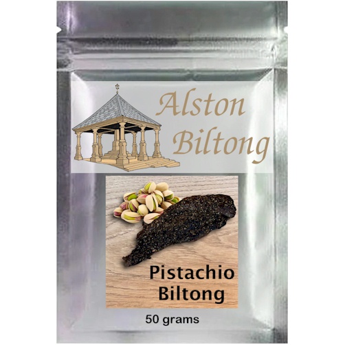 (image for) Pistachio Biltong Slices - 50g pack